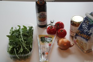 Vorbereitung: Tomaten-Rucola-Risotto mit Weizenbier