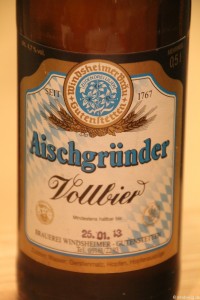 Aischgruender Vollbier  003