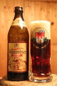 Altfraenkisches Bauernbier dunkel der Held Bräu  004