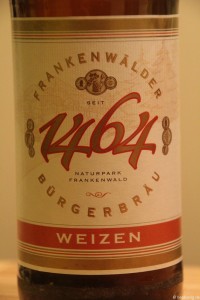 Frankenwälder Bürgerbräu Weizen 002