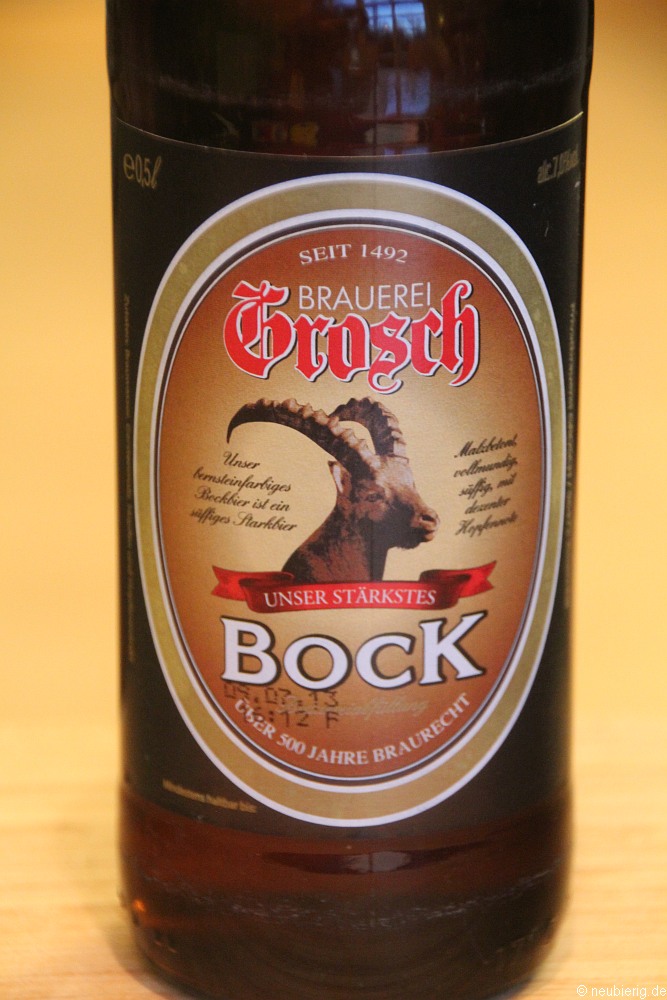 Grosch Bock ‹ neubierig – Bier erleben und entdecken!
